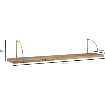 Wohnling, Regal, 120x25x22 (120 x 22 x 25 cm) Wohnling, Regal, 120x25x22 (120 x 22 x 25 cm)