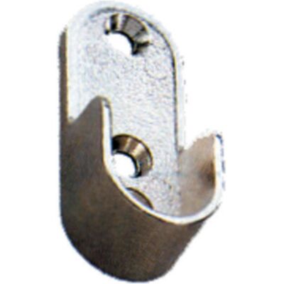 Grimme, Kleiderschrank Zubehör, Schrankrohrlager Oval 1 für Schrankrohr, 3 Schraublöcher, Zink schwarz Grimme, Kleiderschrank Zubehör, Schrankrohrlager Oval 1 für Schrankrohr, 3 Schraublöcher, Zink schwarz