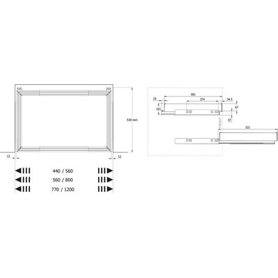 Servetto, Kleiderschrank Zubehör, Adapter Papillon Servetto, Kleiderschrank Zubehör, Adapter Papillon