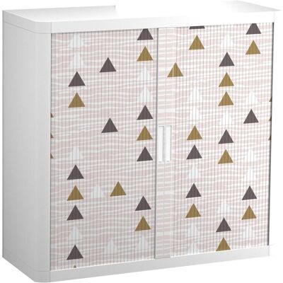 PAPERFLOW EasyOffice Klassisch Chic Rollladenschrank - 2 Fachböden PAPERFLOW EasyOffice Klassisch Chic Rollladenschrank - 2 Fachböden
