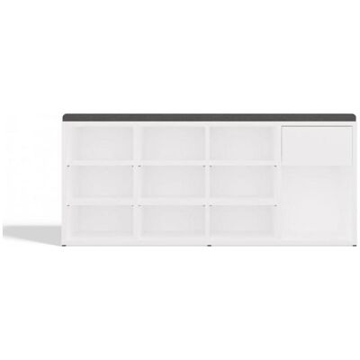 Cersanit, Schuhschrank, Szafka na obuwie otwarta TALLIN BIAŁY (110 x 35 x 49 cm) Cersanit, Schuhschrank, Szafka na obuwie otwarta TALLIN BIAŁY (110 x 35 x 49 cm)