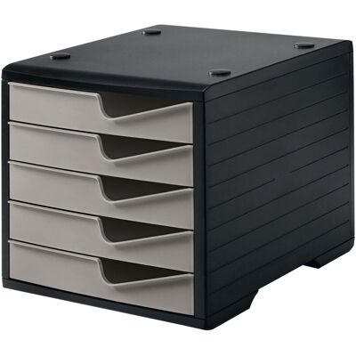 Styro, Dokumentenablage, Schubladenbox styroswingbox taupe DIN C4 mit 5 Schubladen (C4) Styro, Dokumentenablage, Schubladenbox styroswingbox taupe DIN C4 mit 5 Schubladen (C4)