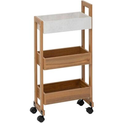 5Five, Kommode + Sideboard, Wąski wózek kuchenny COME, 3 poziomy, 80 cm 5Five, Kommode + Sideboard, Wąski wózek kuchenny COME, 3 poziomy, 80 cm