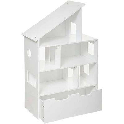 Atmosphera, Kinderregal, Armadio di Deposito per Bambini con Cassapanca su Ruote (30 x 30 x 103.50 cm) Atmosphera, Kinderregal, Armadio di Deposito per Bambini con Cassapanca su Ruote (30 x 30 x 103.50 cm)