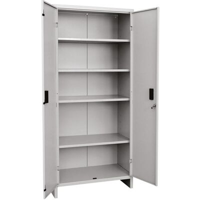 PROMETAL Metall-Sperrkleiderschrank mit Regalen - 60x40x180cm PROMETAL Metall-Sperrkleiderschrank mit Regalen - 60x40x180cm