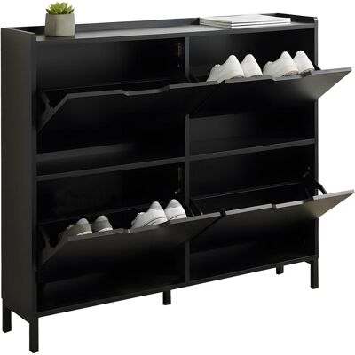Relaxdays, Schuhschrank, Schuhkipper (100 x 19 x 90 cm) Relaxdays, Schuhschrank, Schuhkipper (100 x 19 x 90 cm)