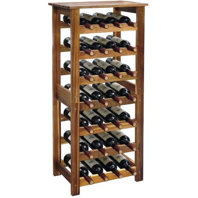 Relaxdays, Weinregal, Weinregal (28 Flaschen, 43 x 22 x 91.50 cm) Relaxdays, Weinregal, Weinregal (28 Flaschen, 43 x 22 x 91.50 cm)