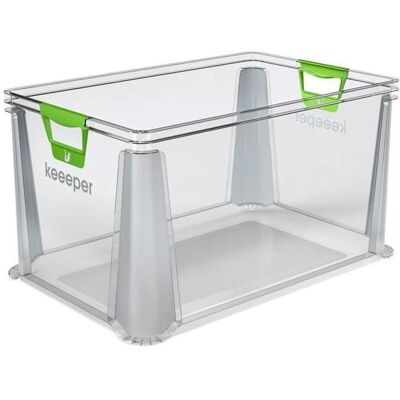 keeeper, Aufbewahrungsbox, Box ohne Deckel mit Softgrip (39 cm, 64 l) keeeper, Aufbewahrungsbox, Box ohne Deckel mit Softgrip (39 cm, 64 l)