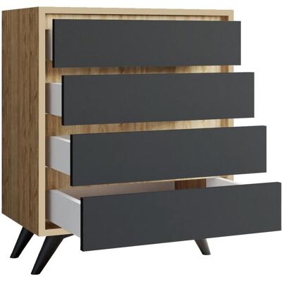 Homitis, Kommode + Sideboard, Alaina (70 x 40 x 86 cm) Homitis, Kommode + Sideboard, Alaina (70 x 40 x 86 cm)