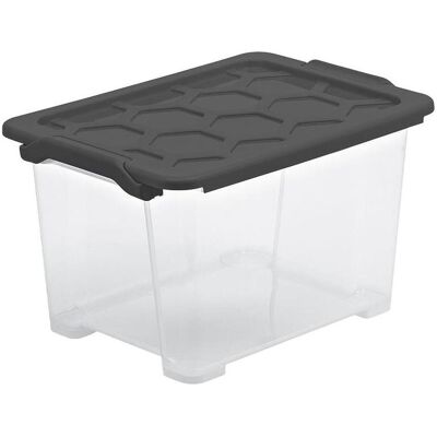 Rotho, Aufbewahrungsbox, Evo Safe Keeping Aufbewahrungsboxen 15,0 l anthrazit 39,9 x 28,3 x 23,0 cm (28.30 cm, 15 l) Rotho, Aufbewahrungsbox, Evo Safe Keeping Aufbewahrungsboxen 15,0 l anthrazit 39,9 x 28,3 x 23,0 cm (28.30 cm, 15 l)