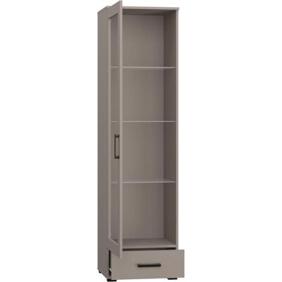 ADRK Furniture, Vitrine + Buffetschrank, Frazio Hohe Vitrine (50 x 40 x 186 cm) ADRK Furniture, Vitrine + Buffetschrank, Frazio Hohe Vitrine (50 x 40 x 186 cm)