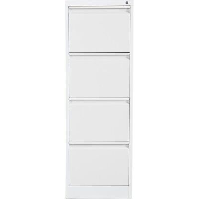 Phoenix Aktenschrank, Hängeregistraturschrank 4 Schubladen grau (45 x 62 x 133 cm) Phoenix Aktenschrank, Hängeregistraturschrank 4 Schubladen grau (45 x 62 x 133 cm)