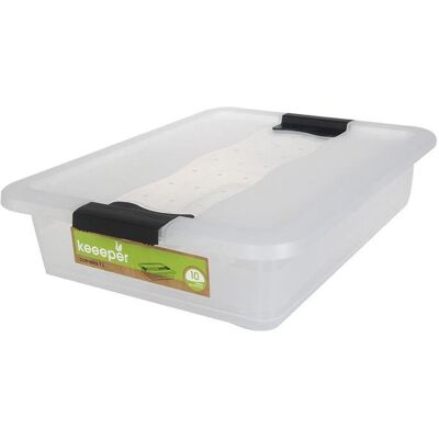 keeeper, Aufbewahrungsbox, Aufbewahrungsbox "cornelia", 7 Liter, transparent (29.50 cm, 7 l, 1x) keeeper, Aufbewahrungsbox, Aufbewahrungsbox "cornelia", 7 Liter, transparent (29.50 cm, 7 l, 1x)