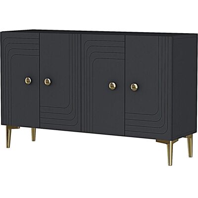 Kalune Design, Kommode + Sideboard, Lessi 120 Console (120 x 32 x 80.60 cm) Kalune Design, Kommode + Sideboard, Lessi 120 Console (120 x 32 x 80.60 cm)