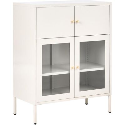 Beliani, Vitrine + Buffetschrank, Esholt (80 x 40 x 102 cm) Beliani, Vitrine + Buffetschrank, Esholt (80 x 40 x 102 cm)