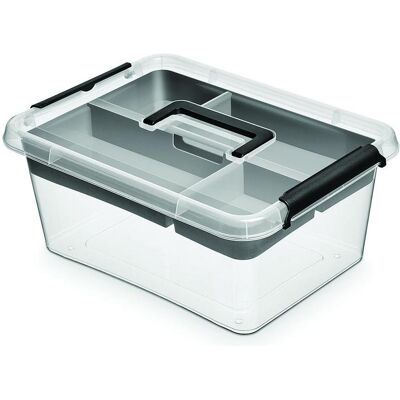 Orplast, Aufbewahrungsbox, I 4 Organizer-Trennwände mit SimpleStore-Verschluss, 12,5 l (29 cm, 12.50 l) Orplast, Aufbewahrungsbox, I 4 Organizer-Trennwände mit SimpleStore-Verschluss, 12,5 l (29 cm, 12.50 l)