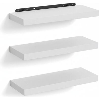 Relaxdays, Regal, 3x Wandregal (40 x 23 x 4 cm) Relaxdays, Regal, 3x Wandregal (40 x 23 x 4 cm)
