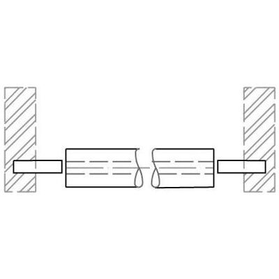 Werkstarck, Kleiderschrank Zubehör, Schrankrohrlager Werkstarck, Kleiderschrank Zubehör, Schrankrohrlager