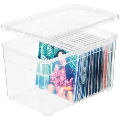 Rotho, Aufbewahrungsbox, Clear (17.50 cm, 5 l, 1x) Rotho, Aufbewahrungsbox, Clear (17.50 cm, 5 l, 1x)