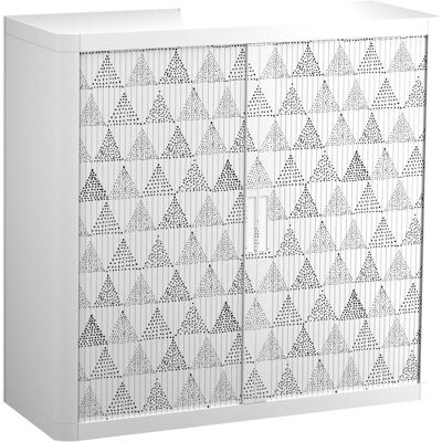 Paperflow Modell 60548 Stauraumschrank - Schwarz & Weiß Paperflow Modell 60548 Stauraumschrank - Schwarz & Weiß