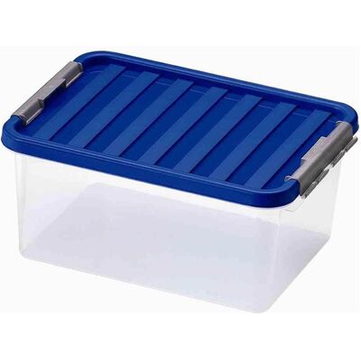 Heidrun, Aufbewahrungsbox, Clipbox aus Kunststoff in Farbe transparent, 40x29x18 cm Inhalt: 14 l (29 cm, 14 l) Heidrun, Aufbewahrungsbox, Clipbox aus Kunststoff in Farbe transparent, 40x29x18 cm Inhalt: 14 l (29 cm, 14 l)