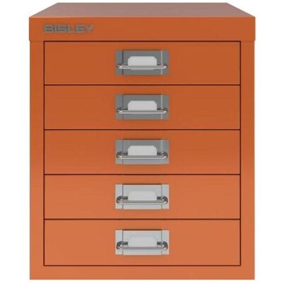 Bisley Orange MultiDrawer L125 Schubladenschrank - 5 Schubladen, 27,9x38x32,5cm Bisley Orange MultiDrawer L125 Schubladenschrank - 5 Schubladen, 27,9x38x32,5cm