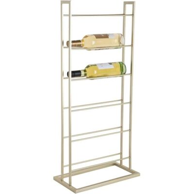present time, Weinregal, Weinregal Single Floor 84.5 x 20 cm, Gold (6 Flaschen, 20 x 38 x 84.50 cm) present time, Weinregal, Weinregal Single Floor 84.5 x 20 cm, Gold (6 Flaschen, 20 x 38 x 84.50 cm)
