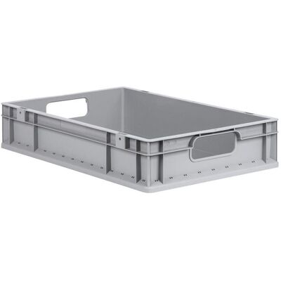 Allit, Aufbewahrungsbox, Aufbewahrungsbox ProfiPlus EuroEco O612, grau Eurobox aus PP, offene Griffe, widerstandsfähig gegen (60 cm) Allit, Aufbewahrungsbox, Aufbewahrungsbox ProfiPlus EuroEco O612, grau Eurobox aus PP, offene Griffe, widerstandsfähig gegen (60 cm)