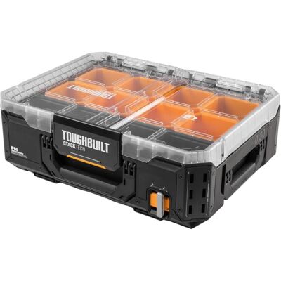 ToughBuilt, Sortimentskasten, StackTech TB-B1-O-30 Organizer 53 x 40 x 18 cm + 8x Inlay + 4x Trennwand ToughBuilt, Sortimentskasten, StackTech TB-B1-O-30 Organizer 53 x 40 x 18 cm + 8x Inlay + 4x Trennwand