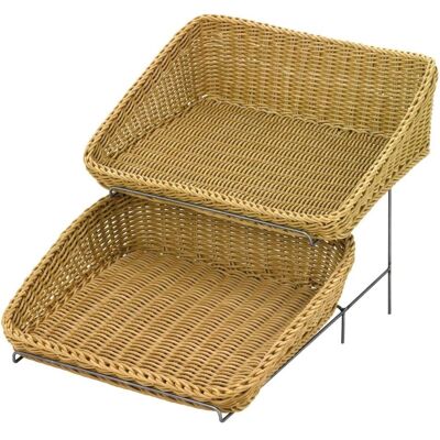 Westmark Drahtständer Buffet eckig (o. Körbe), 39x60x24,5cm, Brotaufbewahrung Westmark Drahtständer Buffet eckig (o. Körbe), 39x60x24,5cm, Brotaufbewahrung