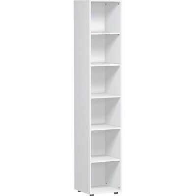 geramöbel Aktenregal Flex Weiß 40x40x216cm geramöbel Aktenregal Flex Weiß 40x40x216cm