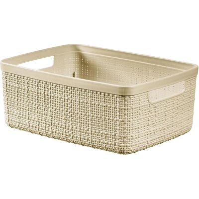6x Curver, Aufbewahrungskorb, BASKET JUTE WHITE 245370 5L (20 cm, 1x) 6x Curver, Aufbewahrungskorb, BASKET JUTE WHITE 245370 5L (20 cm, 1x)