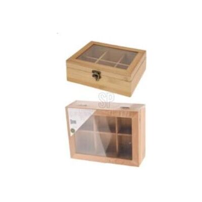 Koopman, Aufbewahrungsbox, Teekiste Bambus Fsc 21X16 Cm (21 cm) Koopman, Aufbewahrungsbox, Teekiste Bambus Fsc 21X16 Cm (21 cm)