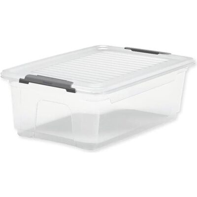 keeeper, Aufbewahrungsbox, Storage box with lid Leonie, 3.7 l, 28.5x18.5x10.5cm (18.50 cm, 3.70 l) keeeper, Aufbewahrungsbox, Storage box with lid Leonie, 3.7 l, 28.5x18.5x10.5cm (18.50 cm, 3.70 l)