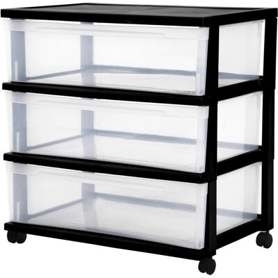 Iris Ohyama, Aufbewahrungsbox, Aufbewahrungsbox 3x 34,0 l transparent, schwarz 60,0 x 41,0 x 59,0 cm (60 cm) Iris Ohyama, Aufbewahrungsbox, Aufbewahrungsbox 3x 34,0 l transparent, schwarz 60,0 x 41,0 x 59,0 cm (60 cm)