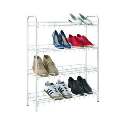 Metaltex Schuhregal - Verstellbare Ablagen - Silber - Schuhtyp Metaltex Schuhregal - Verstellbare Ablagen - Silber - Schuhtyp