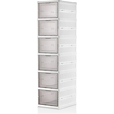 Hanah Home, Schuhschrank, Lavine 105 Shoe Cabinet (25.50 x 34.50 x 105 cm) Hanah Home, Schuhschrank, Lavine 105 Shoe Cabinet (25.50 x 34.50 x 105 cm)