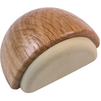 AMIG - Halbkreisförmiger Holztürstopper - Beige - Türstopp AMIG - Halbkreisförmiger Holztürstopper - Beige - Türstopp