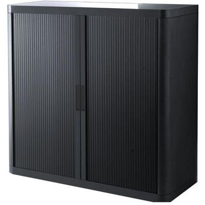 Paperflow, Aktenschrank, Rollladenschrank easyOffice, 2 Fachb”den, schwarz Paperflow, Aktenschrank, Rollladenschrank easyOffice, 2 Fachb”den, schwarz