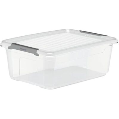 keeeper, Aufbewahrungsbox, Storage box with lid Leonie, 11.4 l, 37.5x28.5x16cm (28.50 cm, 11.40 l) keeeper, Aufbewahrungsbox, Storage box with lid Leonie, 11.4 l, 37.5x28.5x16cm (28.50 cm, 11.40 l)