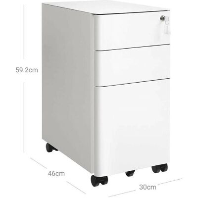 Songmics, Rollcontainer, Boss (46 x 30 x 59 cm) Songmics, Rollcontainer, Boss (46 x 30 x 59 cm)