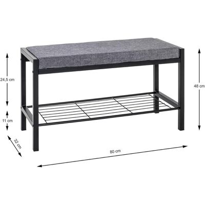 HAKU Möbel, Schuhschrank, Kade (80 x 32 x 48 cm) HAKU Möbel, Schuhschrank, Kade (80 x 32 x 48 cm)