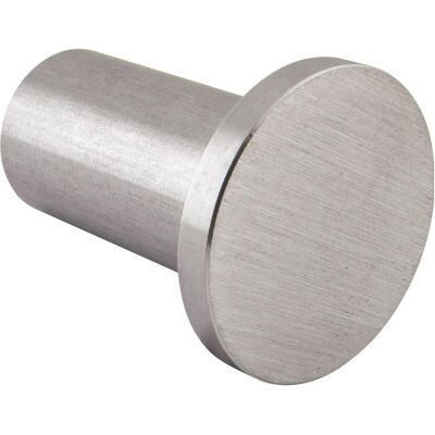 Technik Team, Kleiderhaken + Wandgarderobe, Mantelhaken Divanno ø 22 mm, Tiefe 30 mm, Edelstahl gebürstet Technik Team, Kleiderhaken + Wandgarderobe, Mantelhaken Divanno ø 22 mm, Tiefe 30 mm, Edelstahl gebürstet