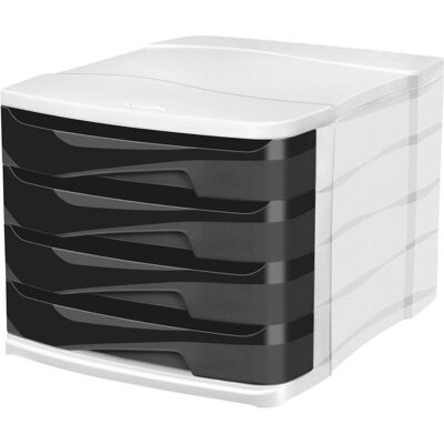 Cep, Dokumentenablage, Schubladenbox ELLYPSE OWA, 4 Schbe, schwarz (24 x 32 cm) Cep, Dokumentenablage, Schubladenbox ELLYPSE OWA, 4 Schbe, schwarz (24 x 32 cm)