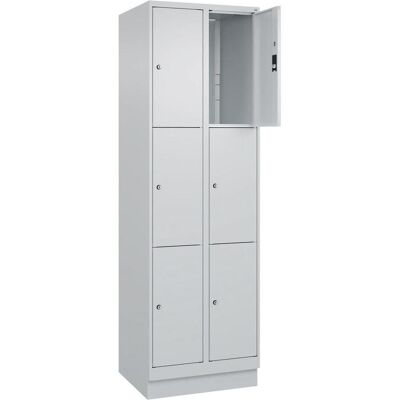 C+P Stahlschrank - 3 Fächer - Lichtgrau C+P Stahlschrank - 3 Fächer - Lichtgrau