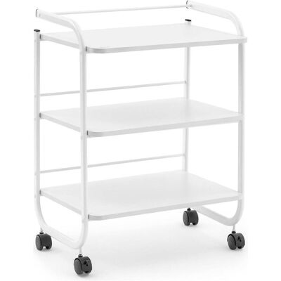 Physa, Zubehör Make-up, Kosmetikwagen Arbeitswagen Beistellwagen Salon-Trolley 3 Ablagen White Physa, Zubehör Make-up, Kosmetikwagen Arbeitswagen Beistellwagen Salon-Trolley 3 Ablagen White