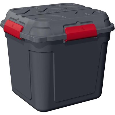 Sunware, Aufbewahrungsbox, Q-line wasserdichte Aufbewahrungsbox 110L anthrazit rot (53.10 cm, 110 l) Sunware, Aufbewahrungsbox, Q-line wasserdichte Aufbewahrungsbox 110L anthrazit rot (53.10 cm, 110 l)