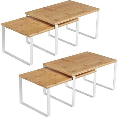 Songmics, Regal, Regal 4er-Set White, Nachhaltigkeit: FSC, Produkttyp: Regal (19 x 29 x 18 cm) Songmics, Regal, Regal 4er-Set White, Nachhaltigkeit: FSC, Produkttyp: Regal (19 x 29 x 18 cm)