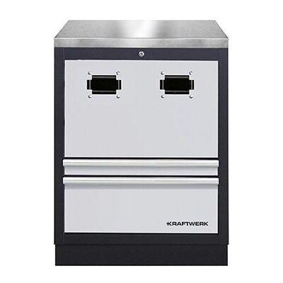 Kraftwerk, Werkstattschrank, Schrank Kabelaufroller+rostf. Platte (68 cm, 91 cm) Kraftwerk, Werkstattschrank, Schrank Kabelaufroller+rostf. Platte (68 cm, 91 cm)