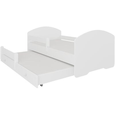 ADRK Furniture, Kinderbett, Doppelbett mit Geländer und Matratzen PEPE II 160x80 (80 x 160 cm) ADRK Furniture, Kinderbett, Doppelbett mit Geländer und Matratzen PEPE II 160x80 (80 x 160 cm)